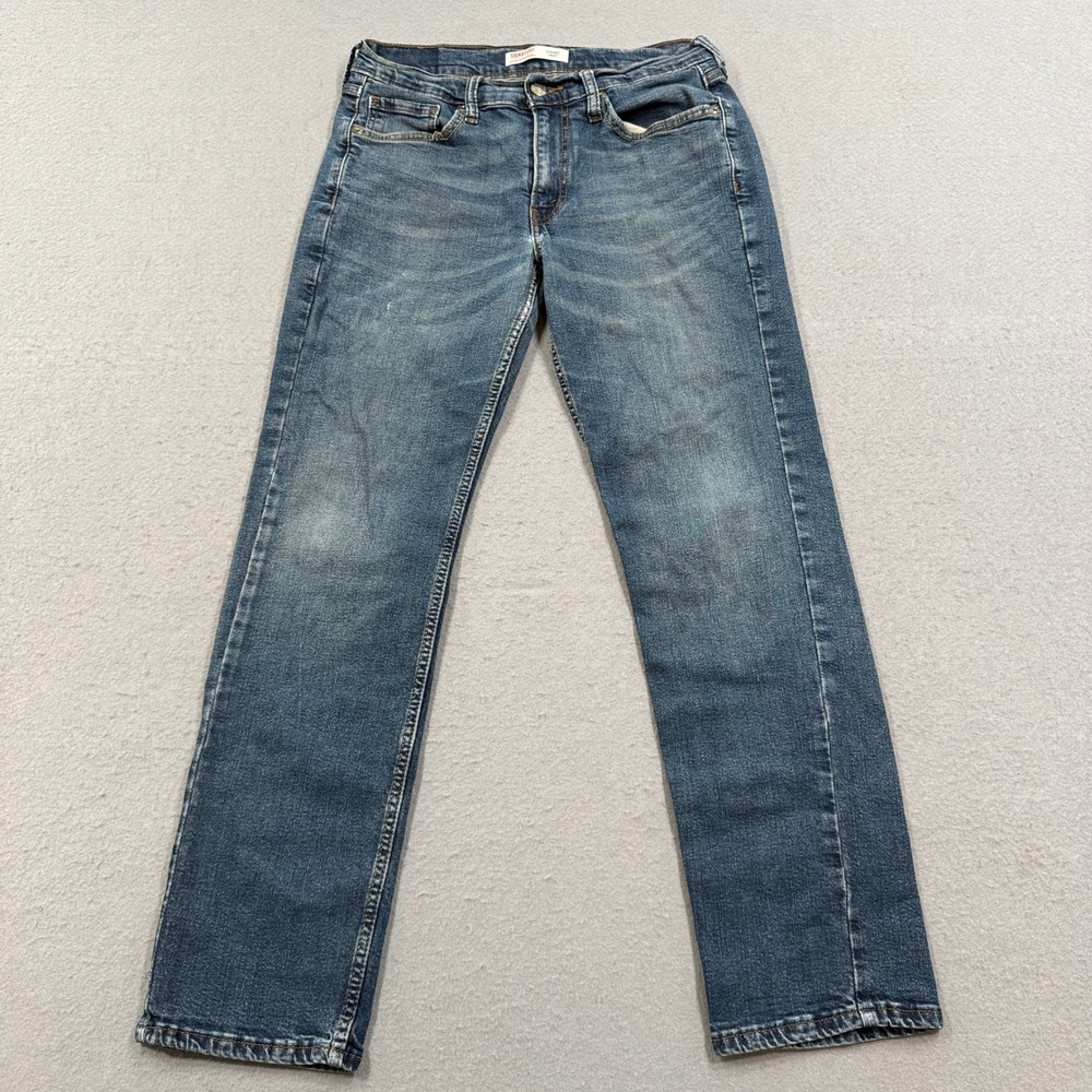 Levi's Jeans Mens 29x30 Blue Straight Leg Relaxed Fit Mid Rise Medium Wash Retro